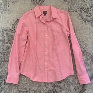 Talbots Red Blouse/button down